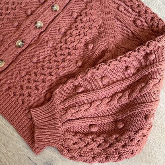 NWT The Great. The Mountainside Cardigan in Malt. Size 0. - Picture 7 of 7